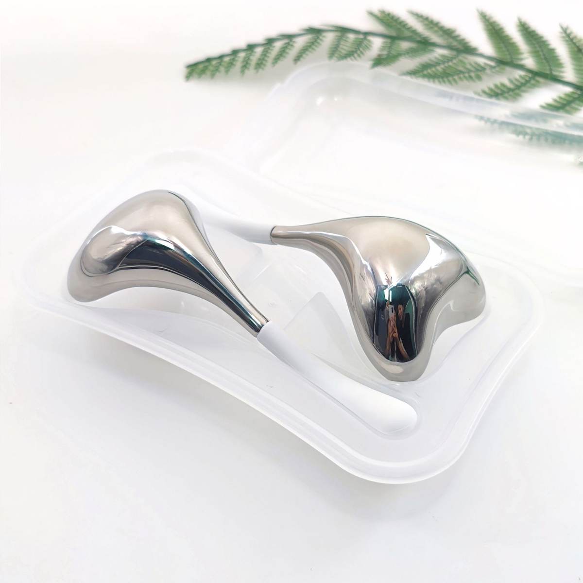 Stainless Steel Facial Massage Skin Care Spoon Ice Hammer