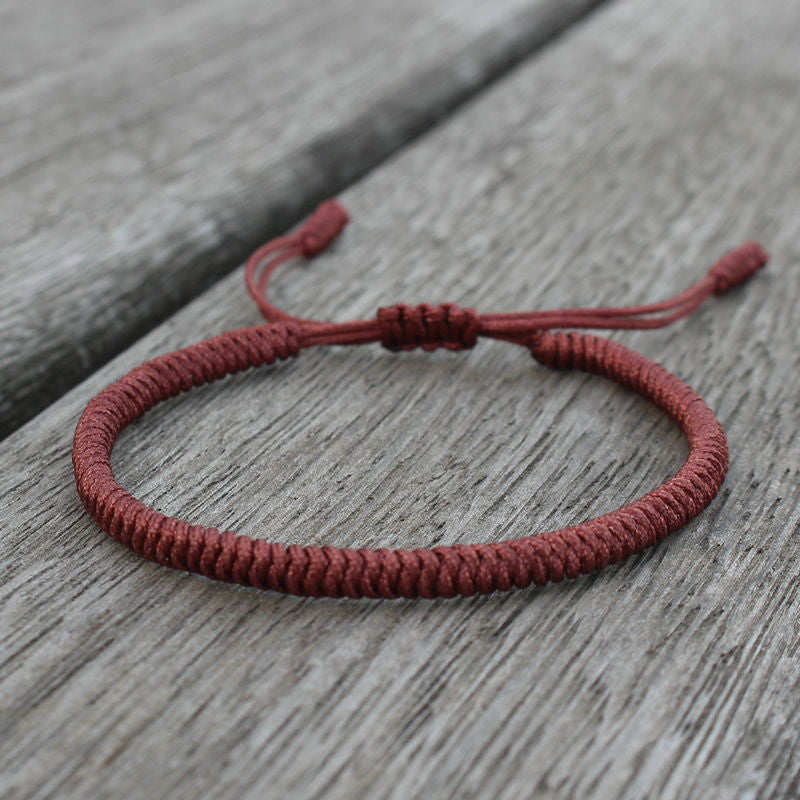 Best Seller In Europe And America Handmade Woven Jin Gang Knot Red Rope Bracelet
