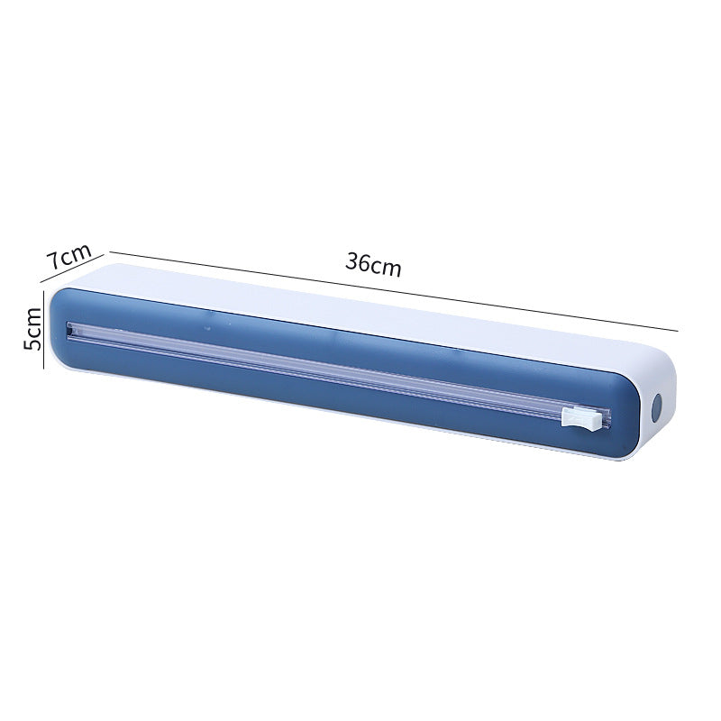 Cling Film Cutter Magnetic Wall-Mounted Kitchen-Use For Tearing Aluminum Foil And Cling Film Box Cover & Bag-Saving Cutting Tool