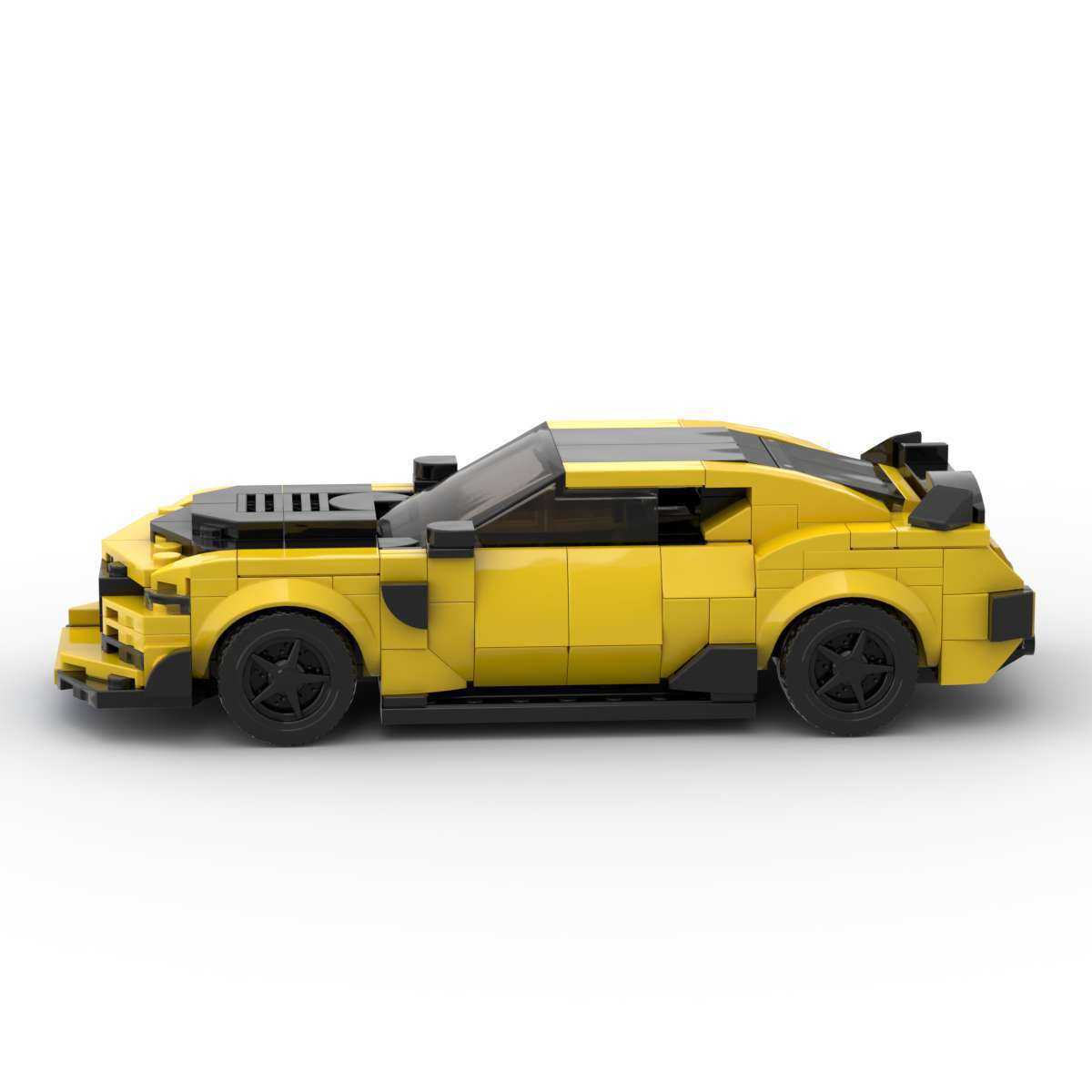 Creative Building Blocks Muscle Car Educational Assembled Toys