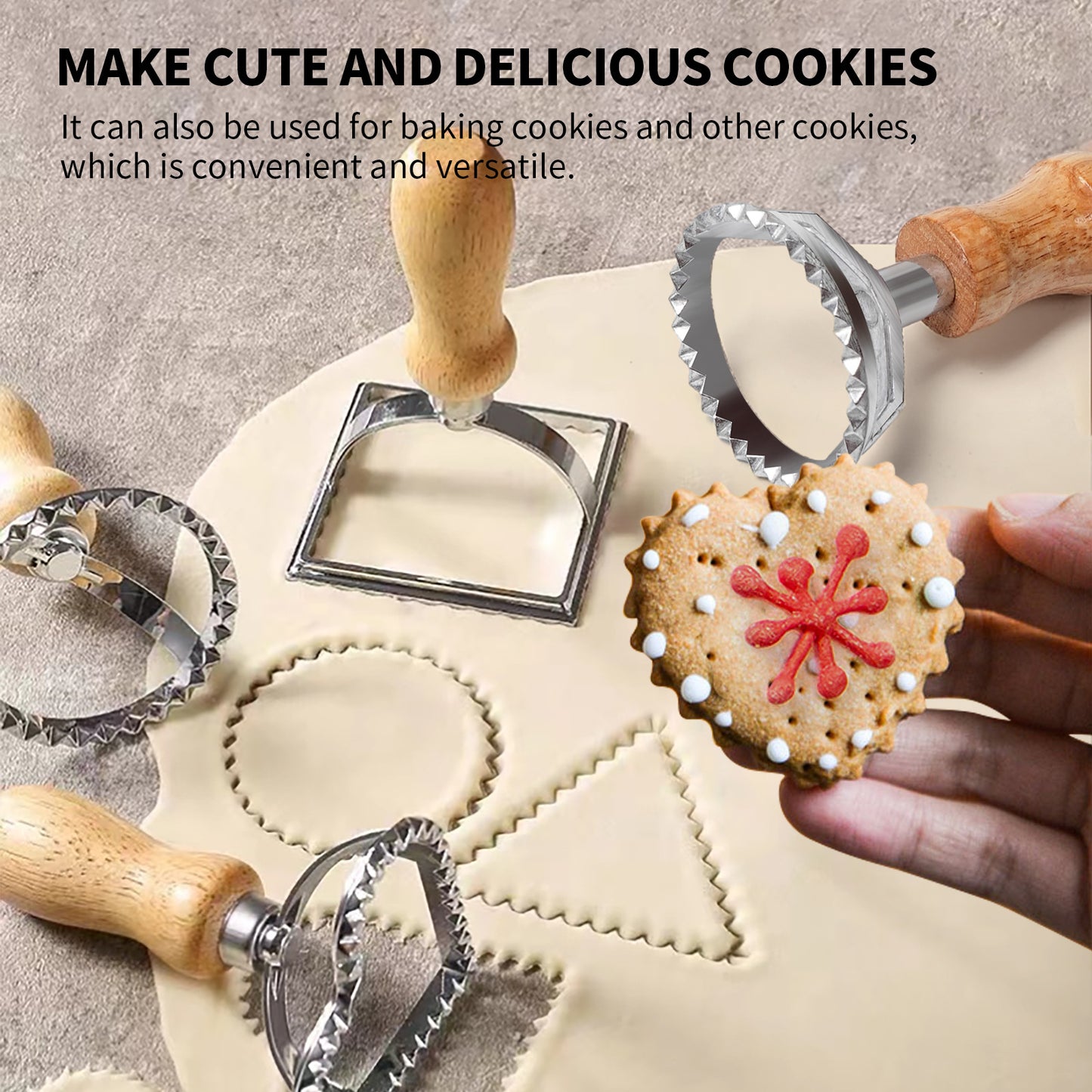 Dumpling Mold 7-piece Biscuit Cake Dessert Mold Kitchen Gadgets