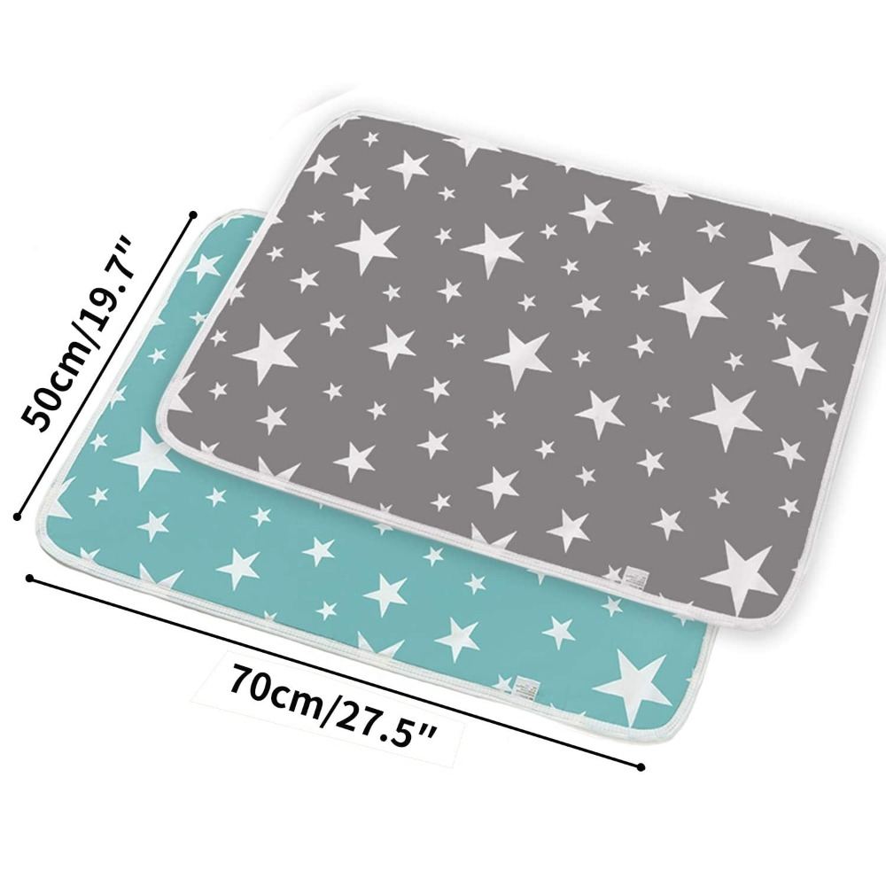 Two-piece Multifunctional Care Pad, 50 X 70 Cm | Thickened, Washable, Leak-proof Pad; Portable Care Pad For Home Use; Pet Pad; Travel Changing Pad
