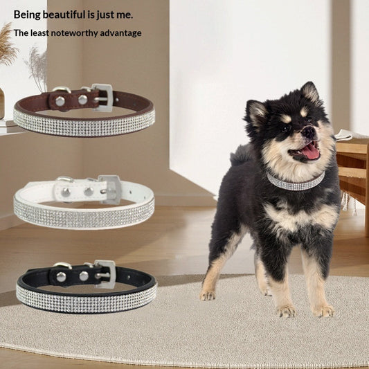 Pet Diamond Embroidery Dog Collar
