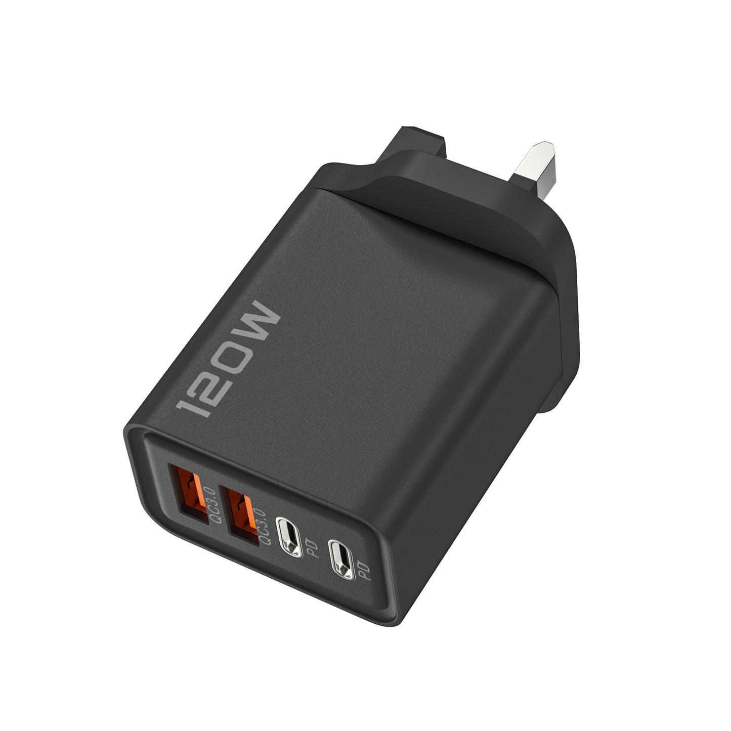 120W Dual PD  Dual USB Charger For Fast Charging