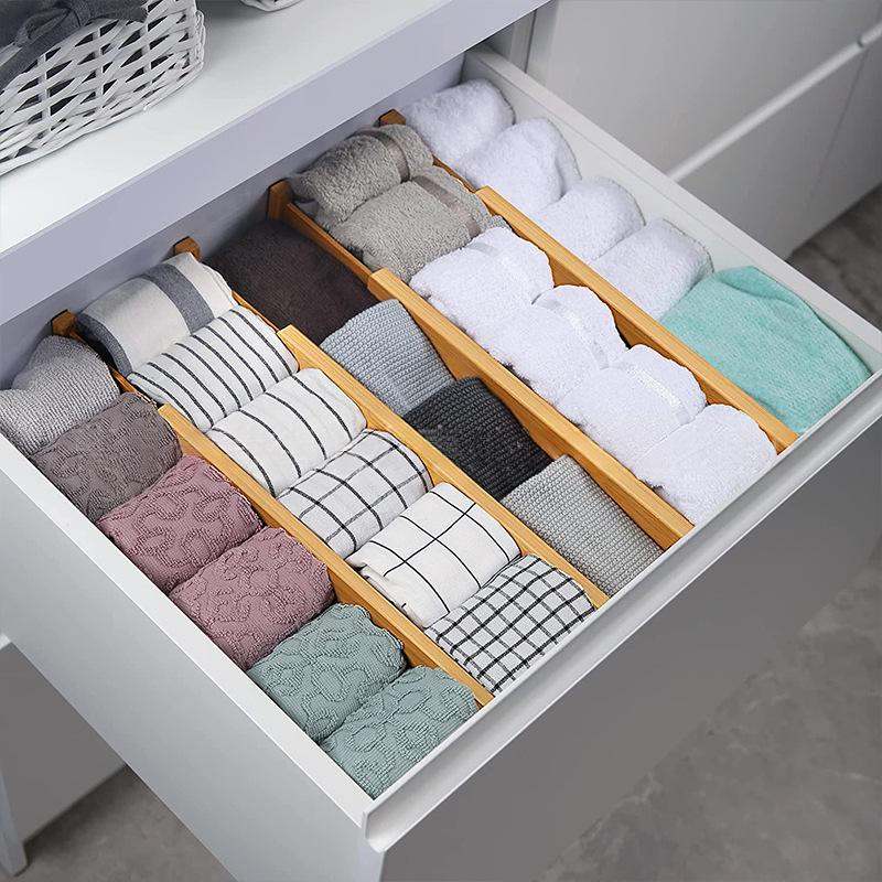 Bamboo Drawer Divider Kitchen Drawer Organizer