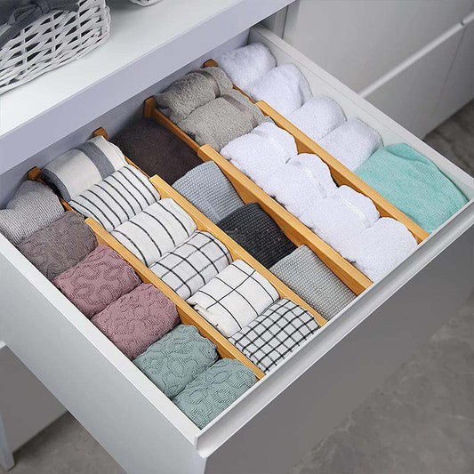 Bamboo Drawer Divider Kitchen Drawer Organizer