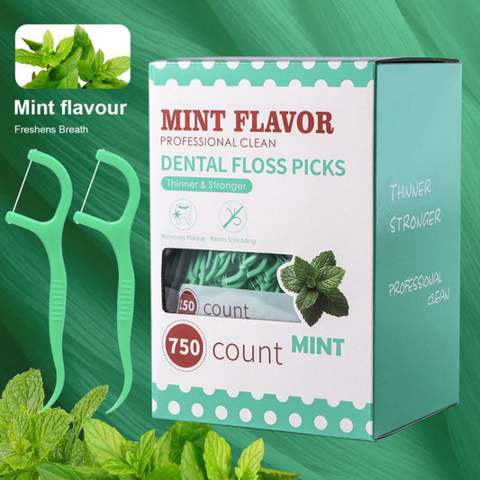 Mint Dental Floss Stick - Home Portable Disposable Care