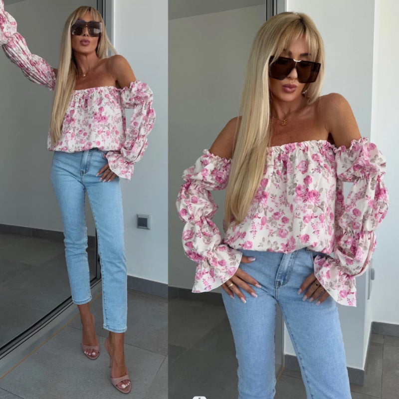 Womens Fashion Sexy Waist-cinching Long Sleeves