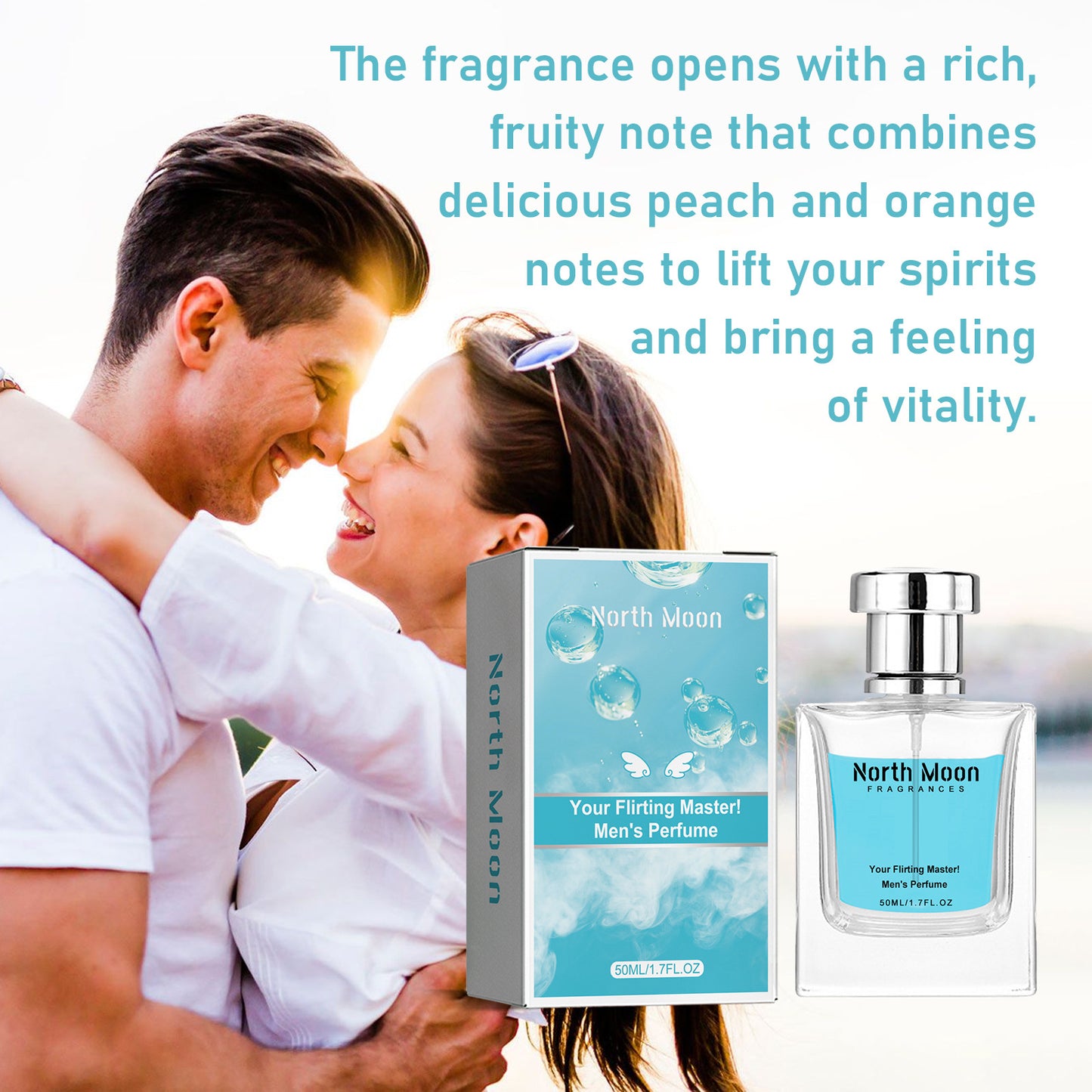 North Moon Perfume Lasting Fragrance Fresh And Gentle Portable Dating Niche Atmosphere Body Perfume
