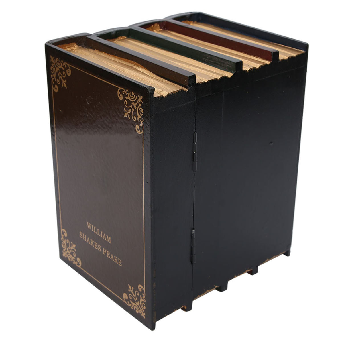 Book Shaped Box Home Decoration Props Office Bookcase Ornaments Jewelry Storage Case