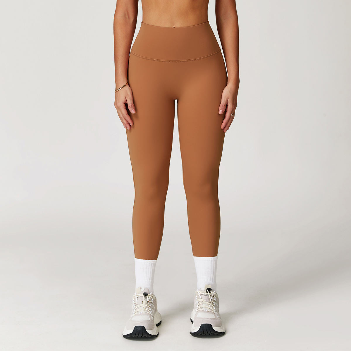 Nude Feel Yoga Trousers High Waist Hip Lift Slim Skinny Pants Women