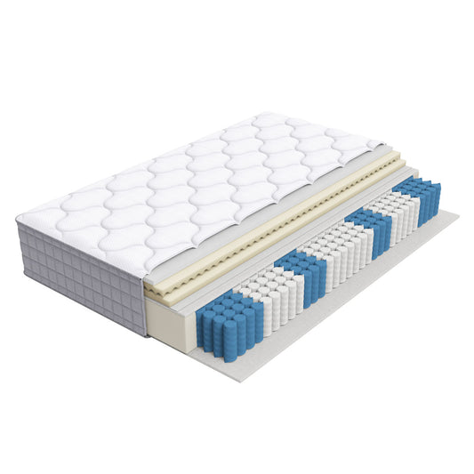 Pocket Spring Mattress 25 Cm High, 7-zone Spring Mattress, Ergonomic Mattress, Pocket Spring Core Hardness H3, 160x200cm And Many Other Sizes Available.