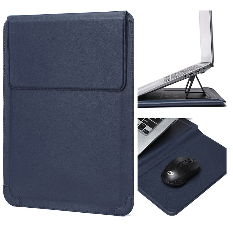 Laptop Sleeve With Built-in Bracket For Cooling Suitable For Slim And Lightweight Business Laptops
