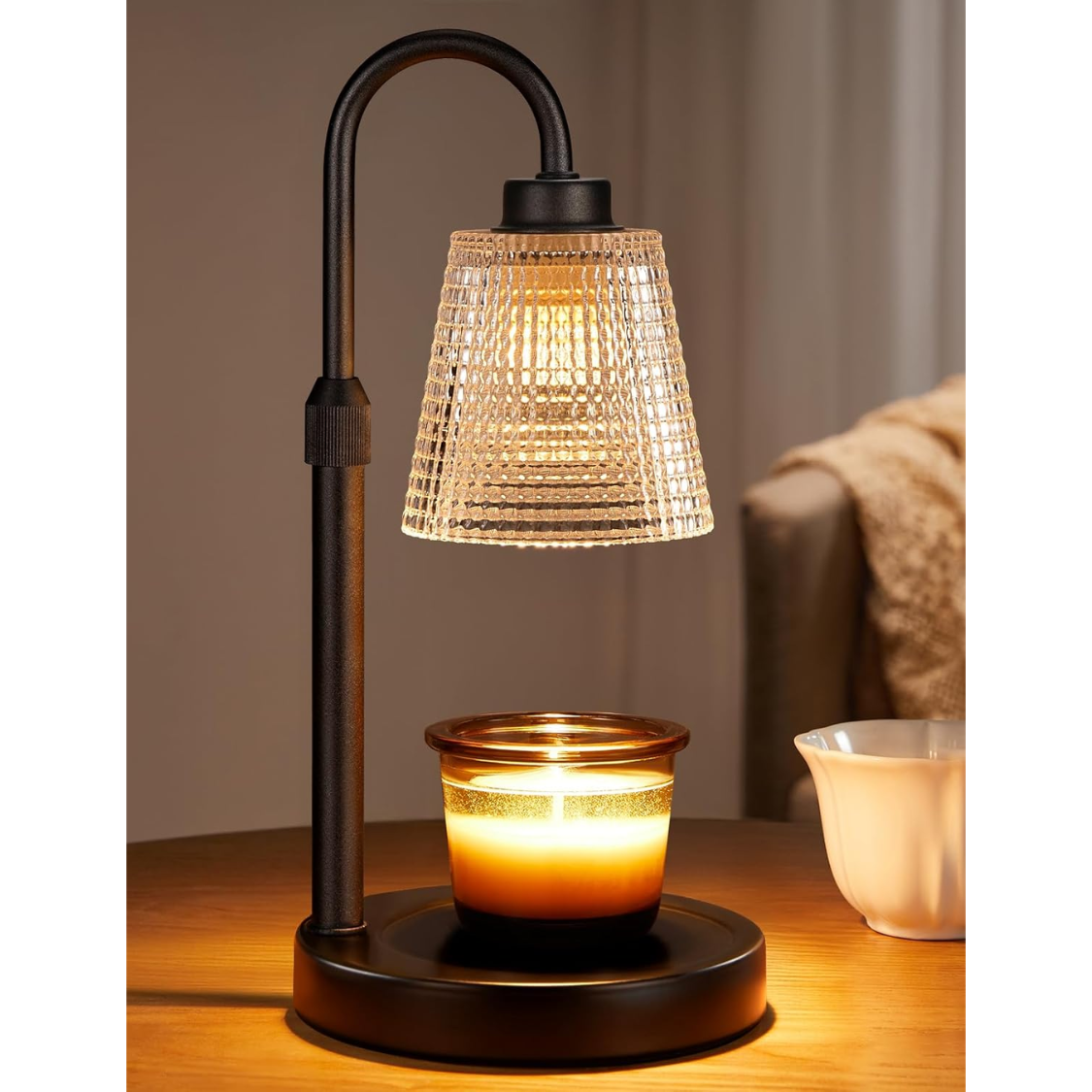 Candle Warmer Lamp With Timer Dimmable Candle Warmer For Jar Candles Height Adjustable Wax Melts Warmer Birthday Gifts For Women Mom House Warming Gifts New Home Decor