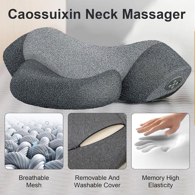 3 In 1 Electric Cervical Neck Massager Pain Shoulder Relief Body Muscle Relax UK