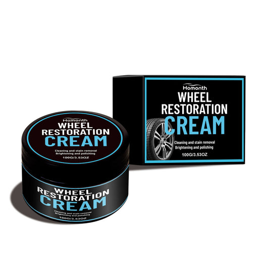 HOMONTH Tire Care Cream For Car Wheel Scratch Care, Polishing, Cleaning, Refurbishing And Detailing.