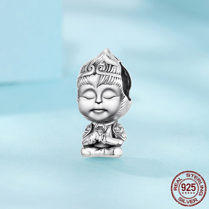 Diy Bead Accessories Cartoon S925 Sterling Silver Beads