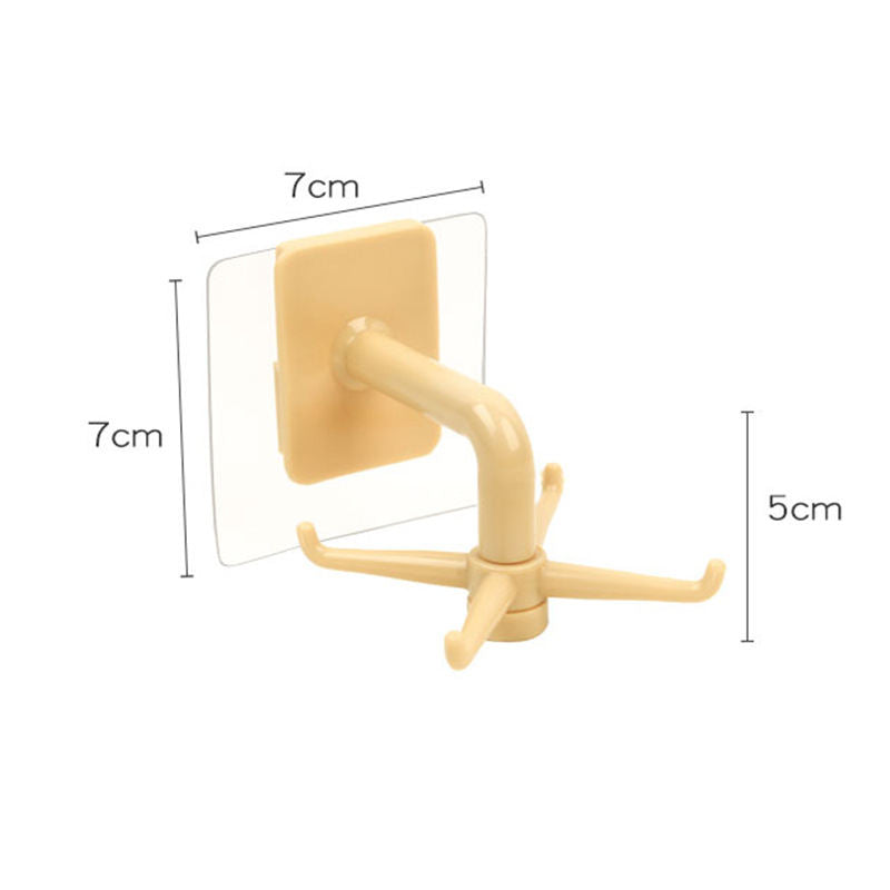 No-drill Rotatable Hook For Kitchen Spatulas