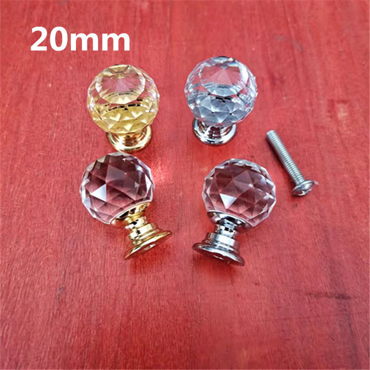 Crystal Ball Glass Handle For Dressing Table Or Makeup Box Drawer