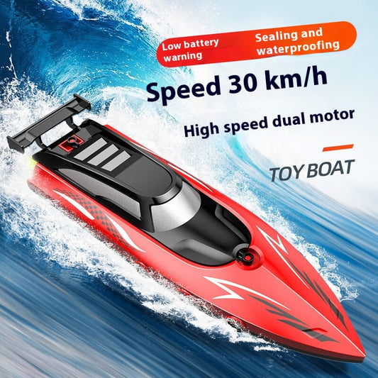 Remote-control Ship Electric Toy Charging Speedboat Double Propeller