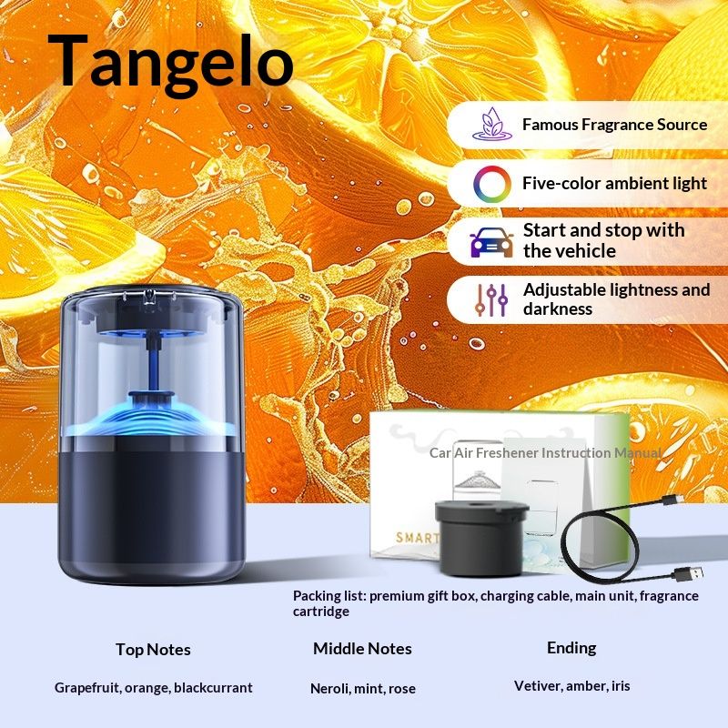 High-end Smart In-car Fragrance Diffuser With Automatic Spray For Automobiles