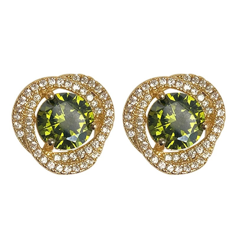 Sweet Flower Spring Earrings Women Mori Style No Piercing Ear Clips  Fashion Jewelry
