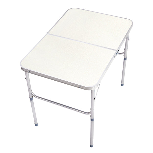 90 X 60 X 70cm Home Use Aluminum Alloy Folding Table White