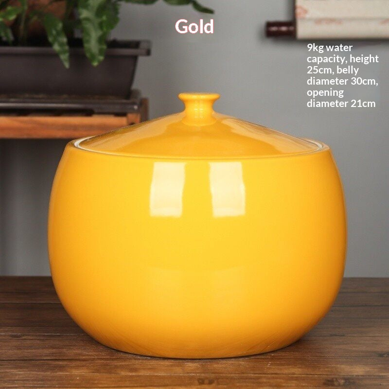 Jingdezhen Ceramic Tea Caddy With Lid Premium Quality
