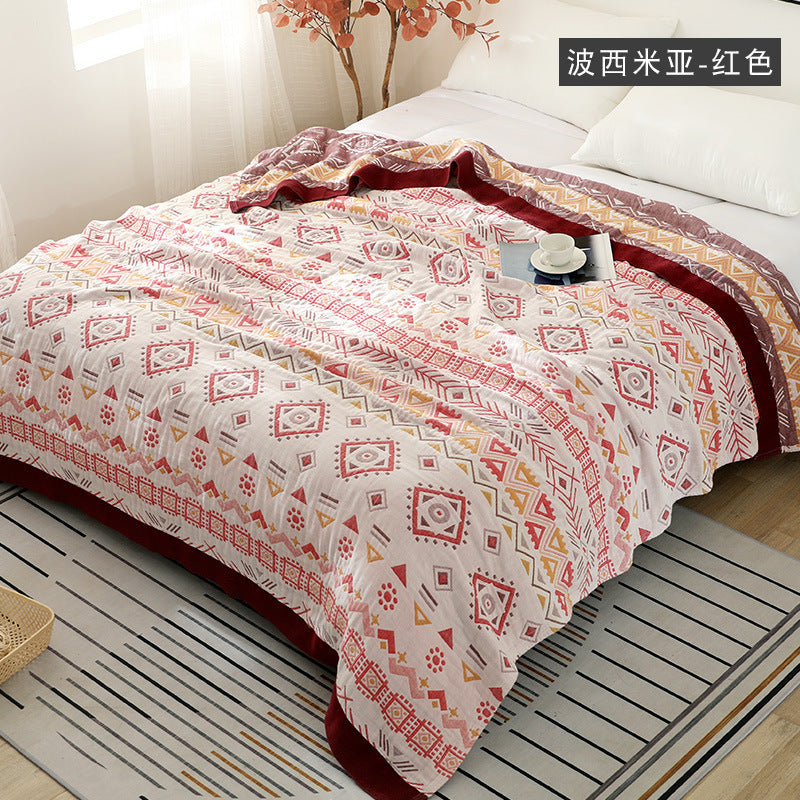 Pure Cotton Gauze Singledouble Summer Cooling Blanket