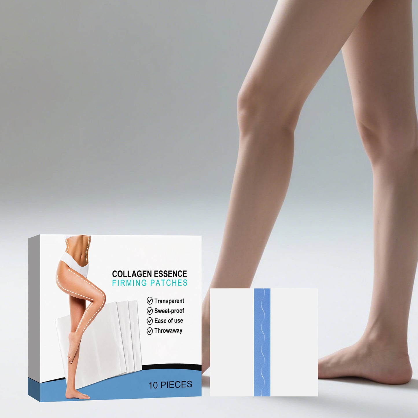 Invisible, Lightweight Leg Care Patches That Adhere Seamlessly To The Skin