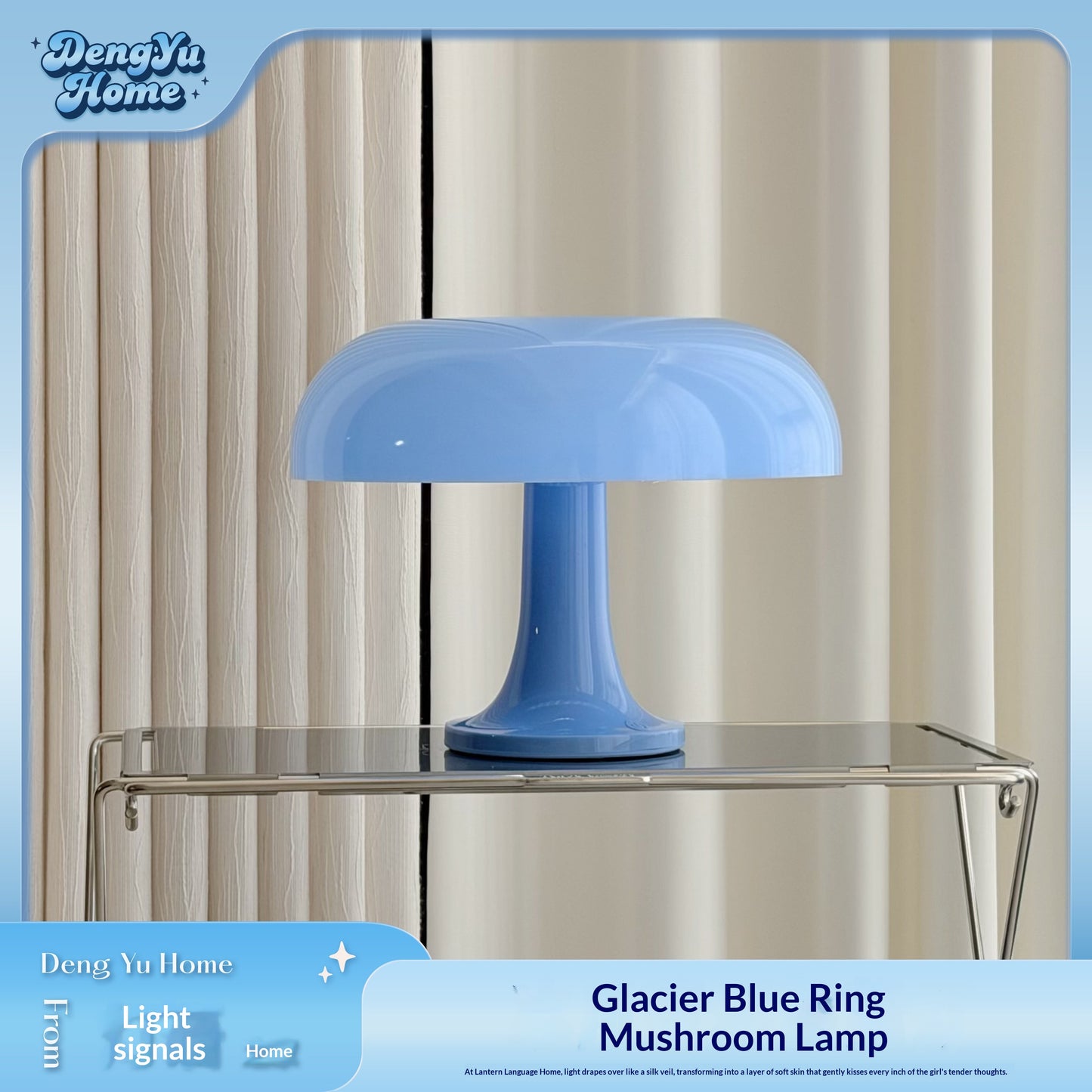 Decorative Charging Dimmable Ambiance Big Mushroom Table Lamp