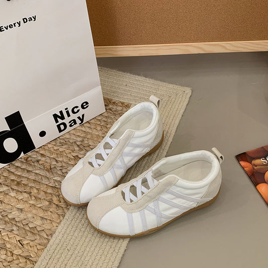 Womens Versatile Korean Style Platform Canvas Shoes 2026 Summer New Arrival Trendy Comfortable Lightweight Casual Sport Sneakers
