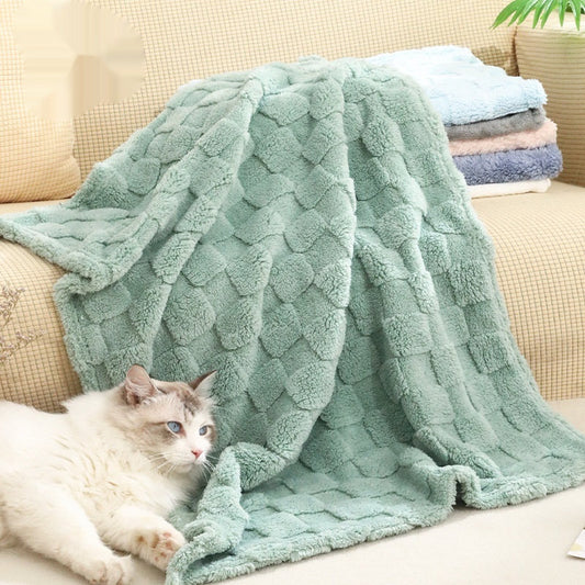 Pet Blanket Sleep Warm Dog Pet Bed