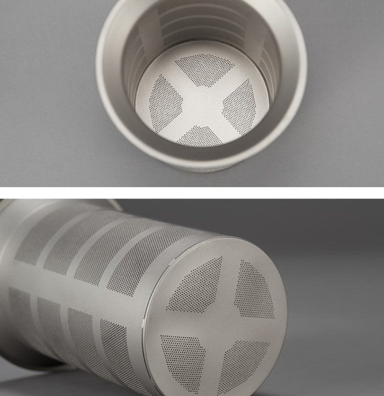 Pure Titanium Tea Strainer Holder