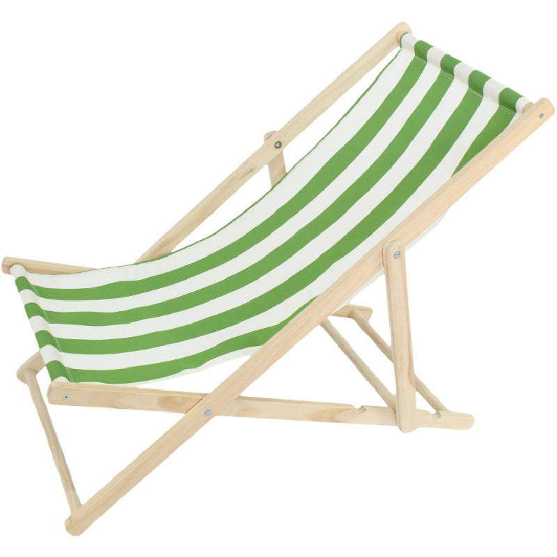 Solid Wood Beach Chair Outdoor Lounge Chair