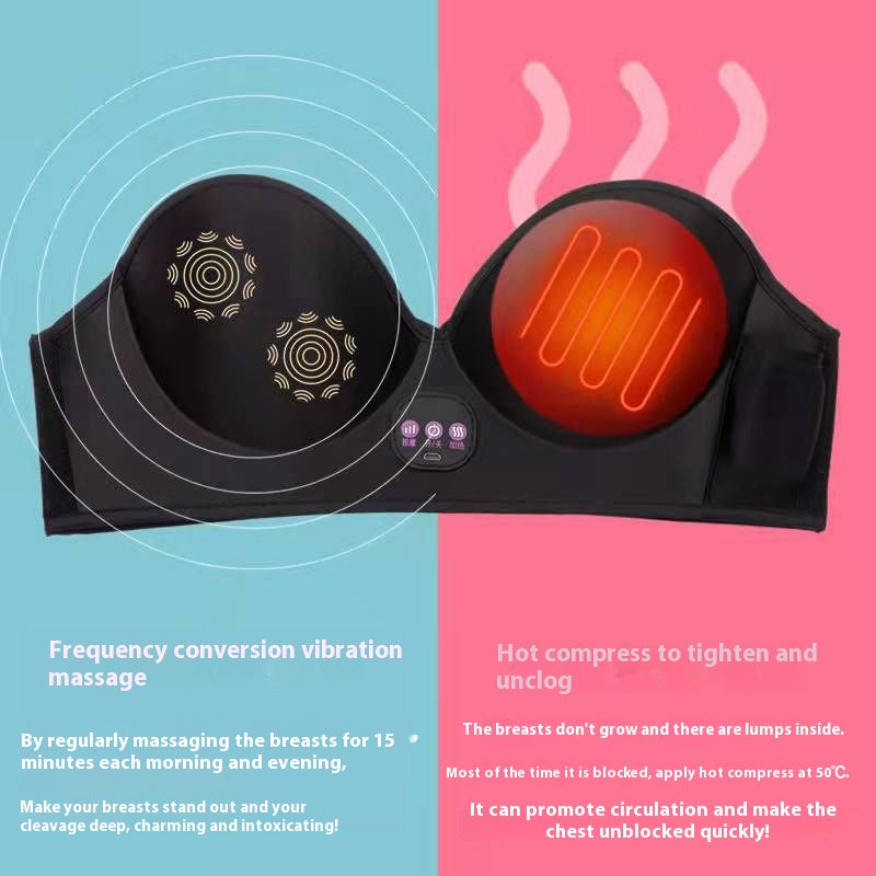 New Smart Massage Hot Compress Home Massage Bra Underwear