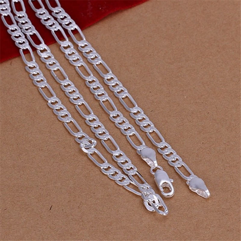 Simple Women's Silver Plated Sweater Accessories Necklace