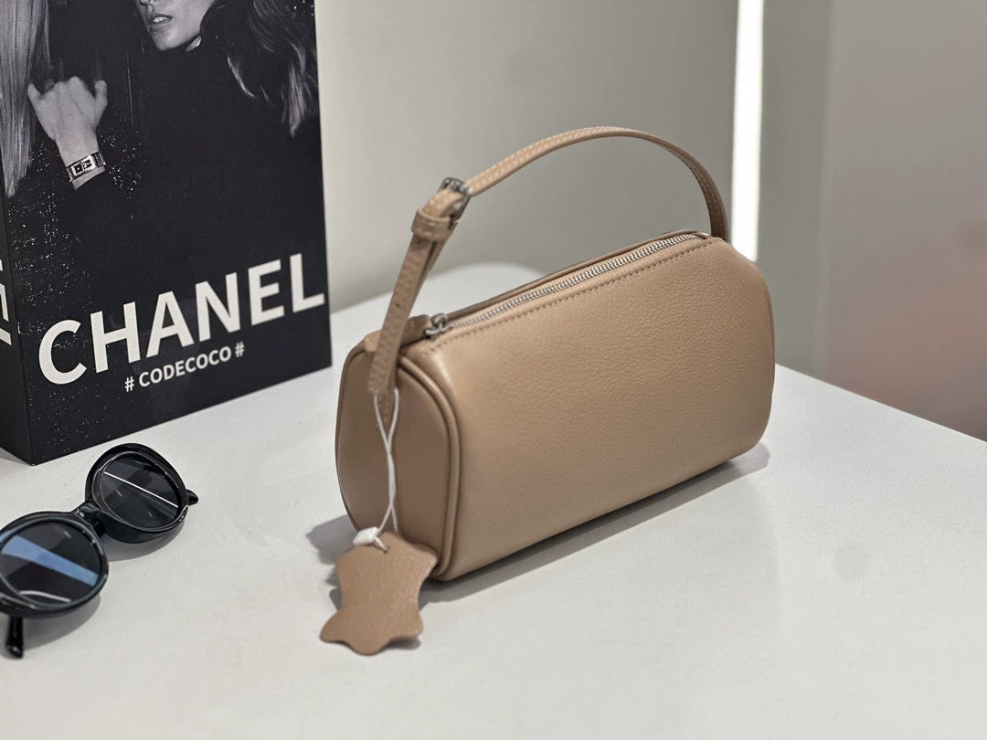 New Cross-Border Customizable Popular Shoulder Pen Holder Bag Made Of Top Layer Cowhide For Women
