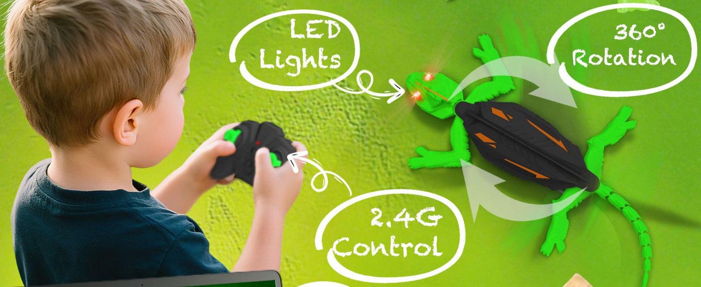 Realistic Wall-Climbing Gecko Toy  Birthday Gift For Children Aged 6