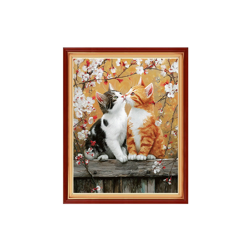 Wholesale Cute Animal Healing Cross Stitch Handmade Embroidery DIY For Home Living Room Drop Shipping