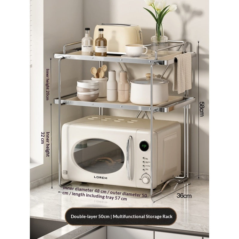 Multifunctional Kitchen Shelf And Korean-style Storage Floor Table