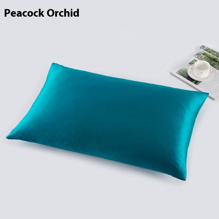 Plain Beauty Silk Hair Care Sleep Comfortable Thickened American Simple Double-sided Silk Pillowcase
