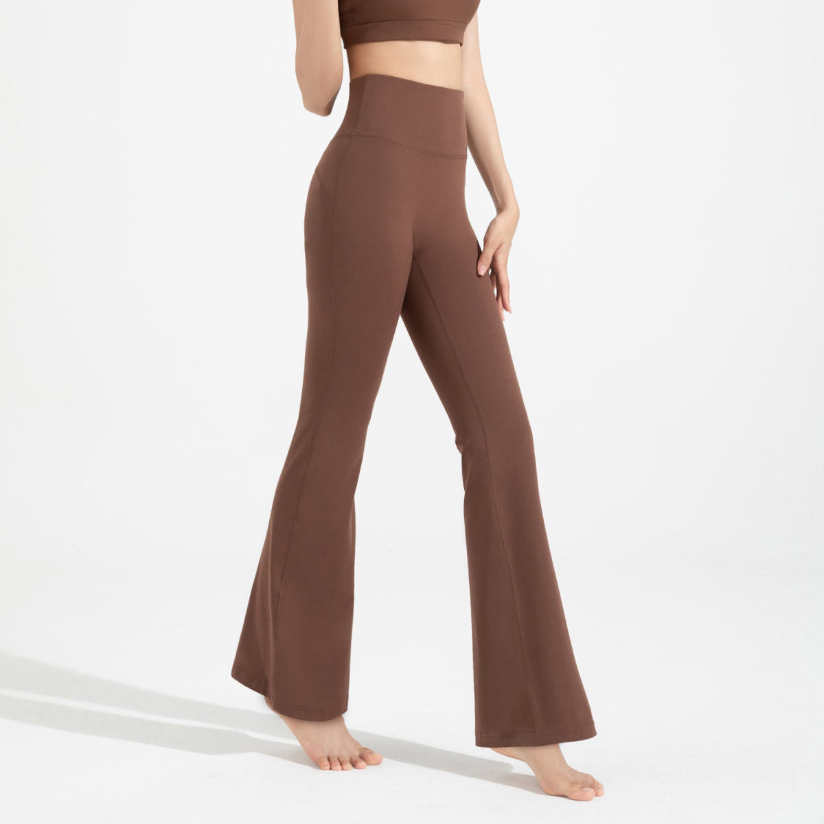 Antibacterial Yoga Bell-bottom Pants Women Lycra