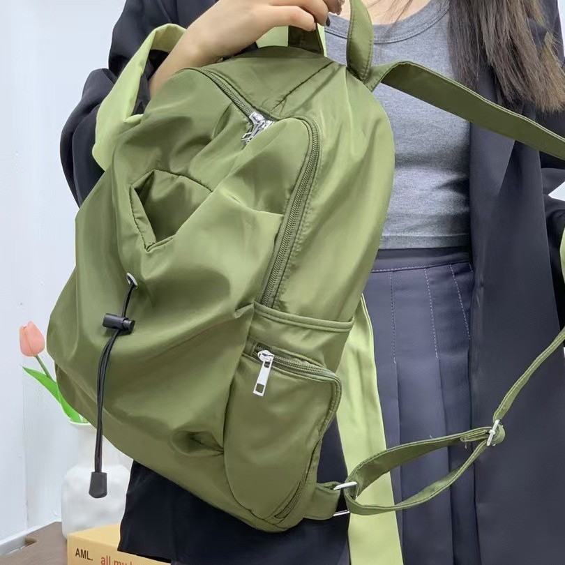 Korean-style Preppy Backpack Large Capacity For Outdoor Travel