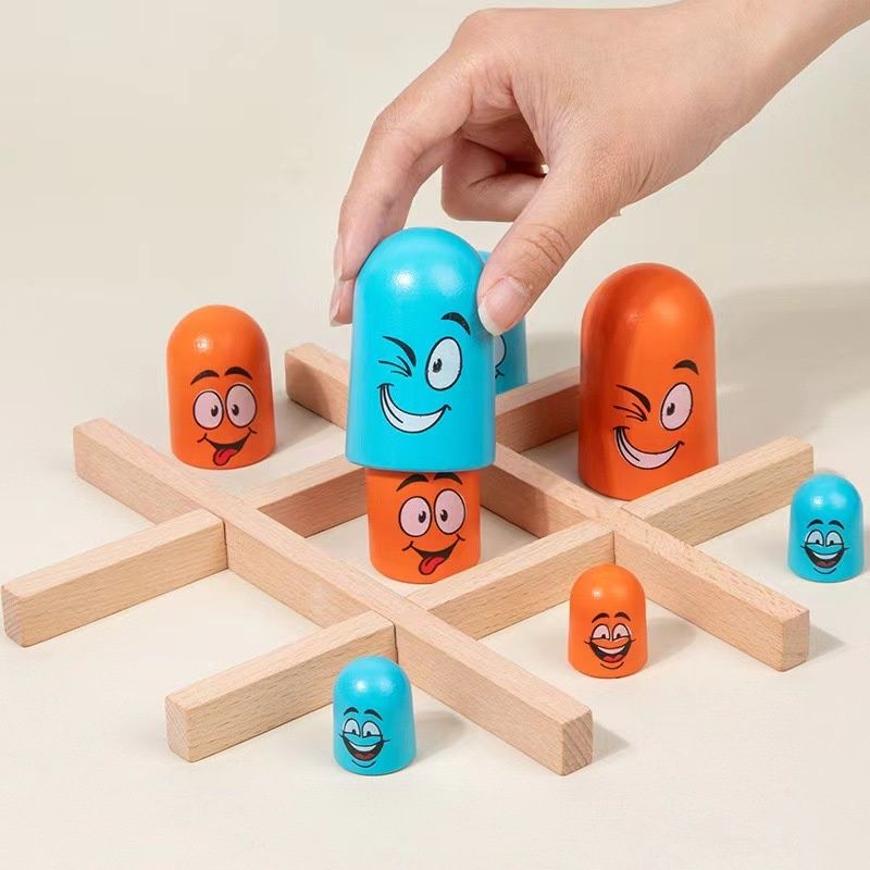 Children's Wooden Wood Box-color Pattern Memory Chess Cognitive Logical Thinking Training Educational Toys