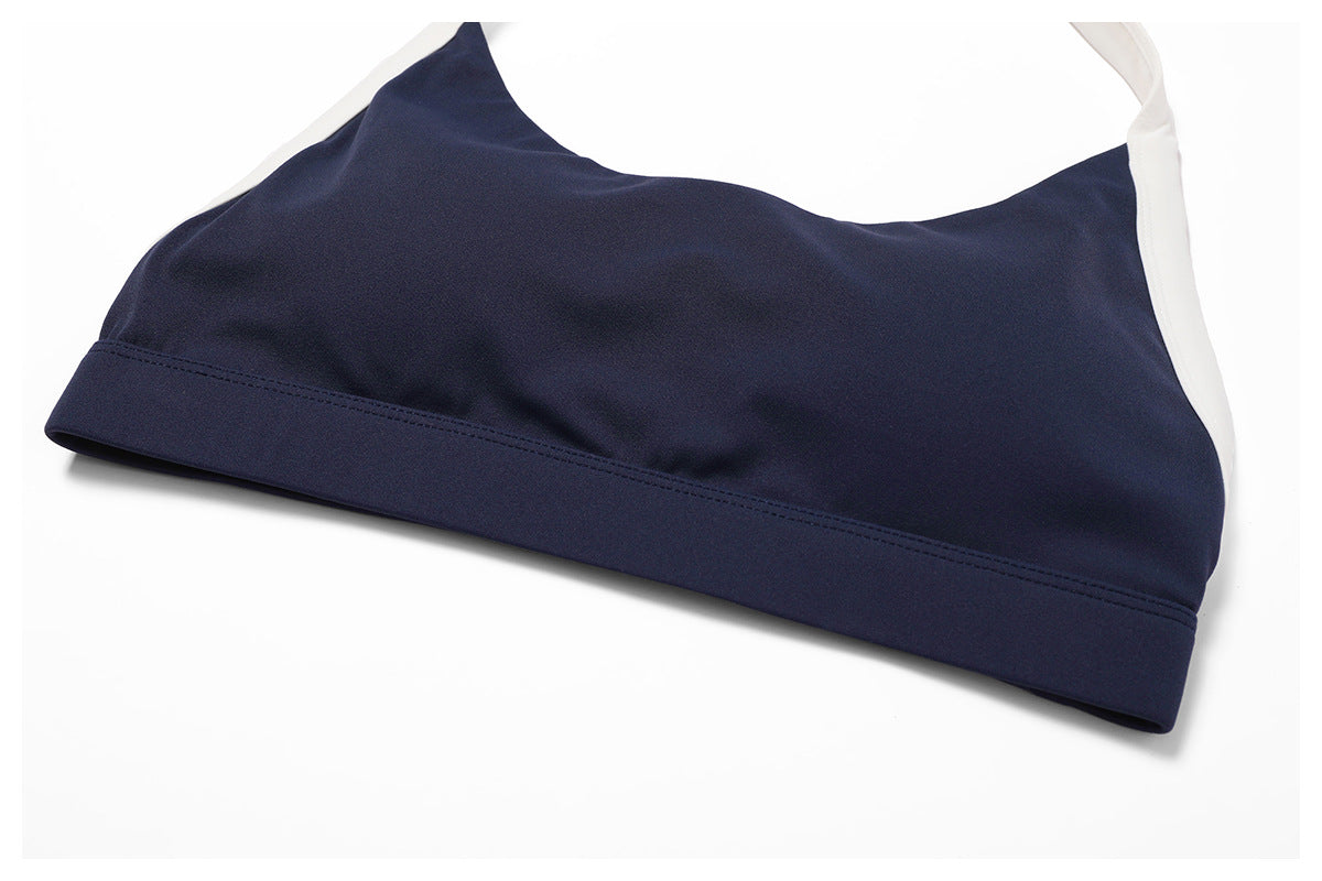 Halter Shockproof Beauty Back Yoga Bra
