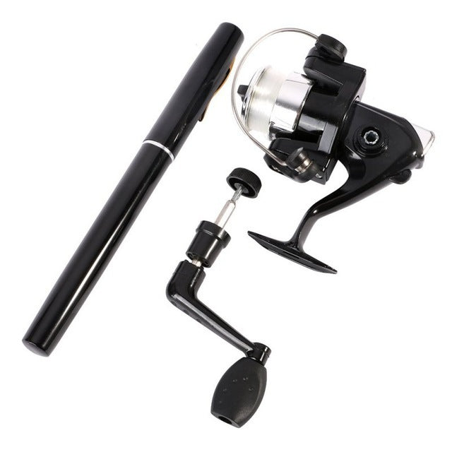 Pen Type Fishing Rod Spinning Wheel Feeding  Line