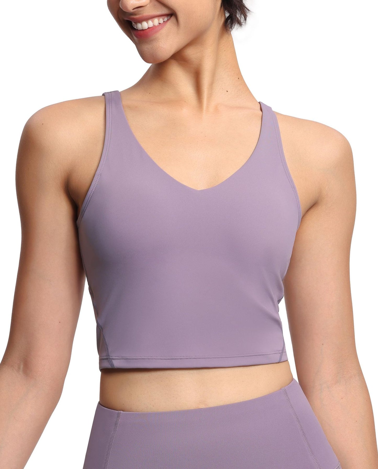 Women's Multi-color Chest Pad Breathable Shockproof Sports Workout Beauty Back Seamless Underwear