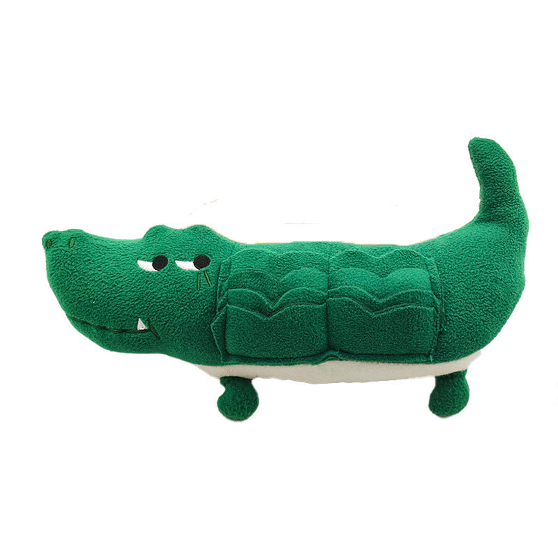Plush Comforting Pet Toy With Food Storage And Dispensing Function