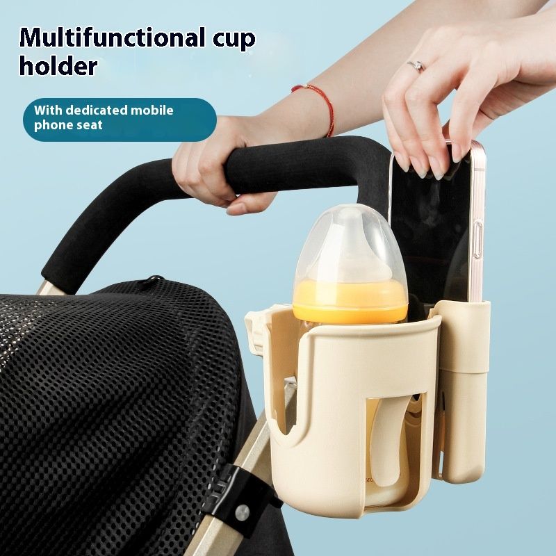 2-in-1 Bottle And Beverage Cup Holder Accessories Universal Bracket